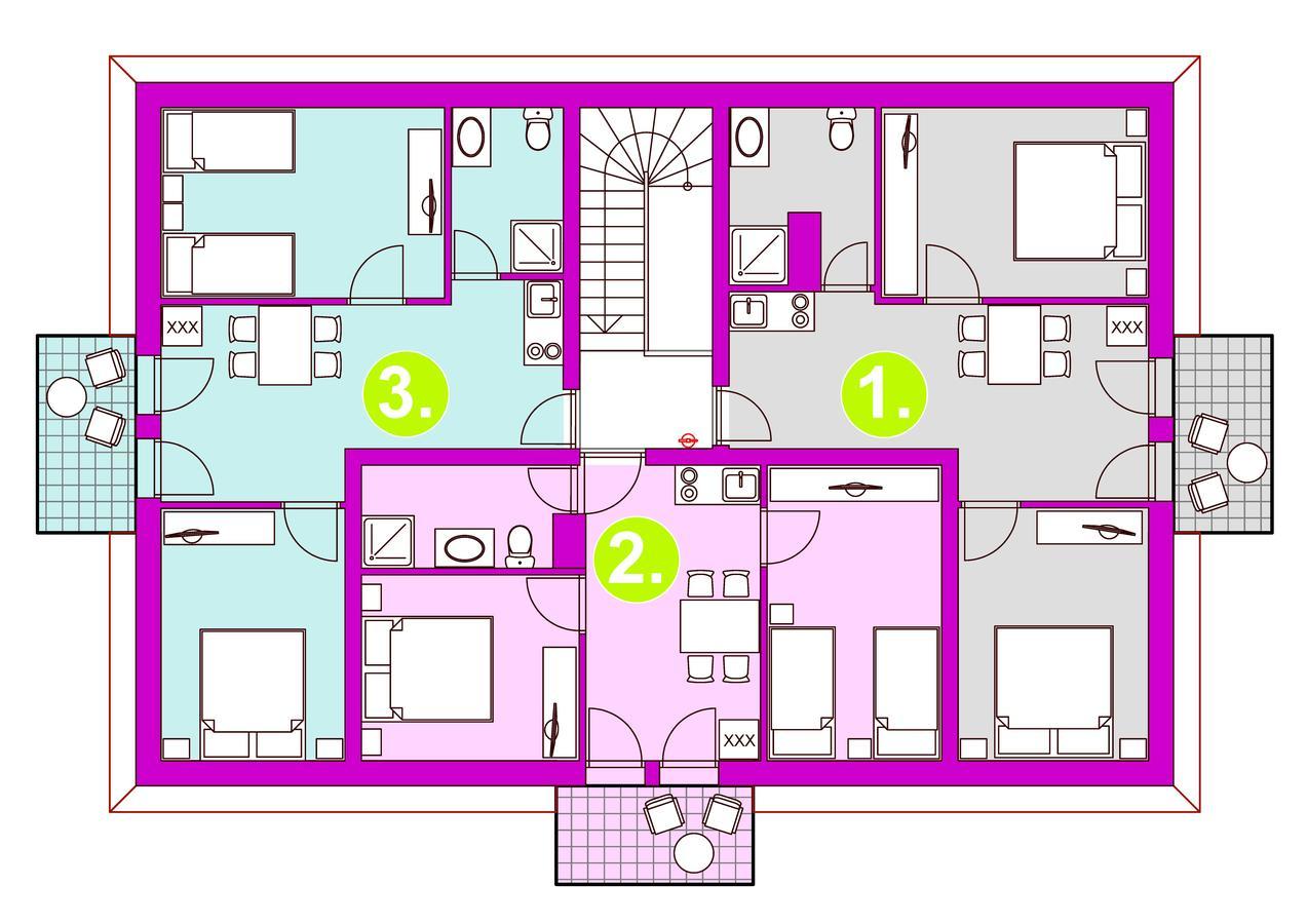 Albizia Apartments Балатонфюред Экстерьер фото